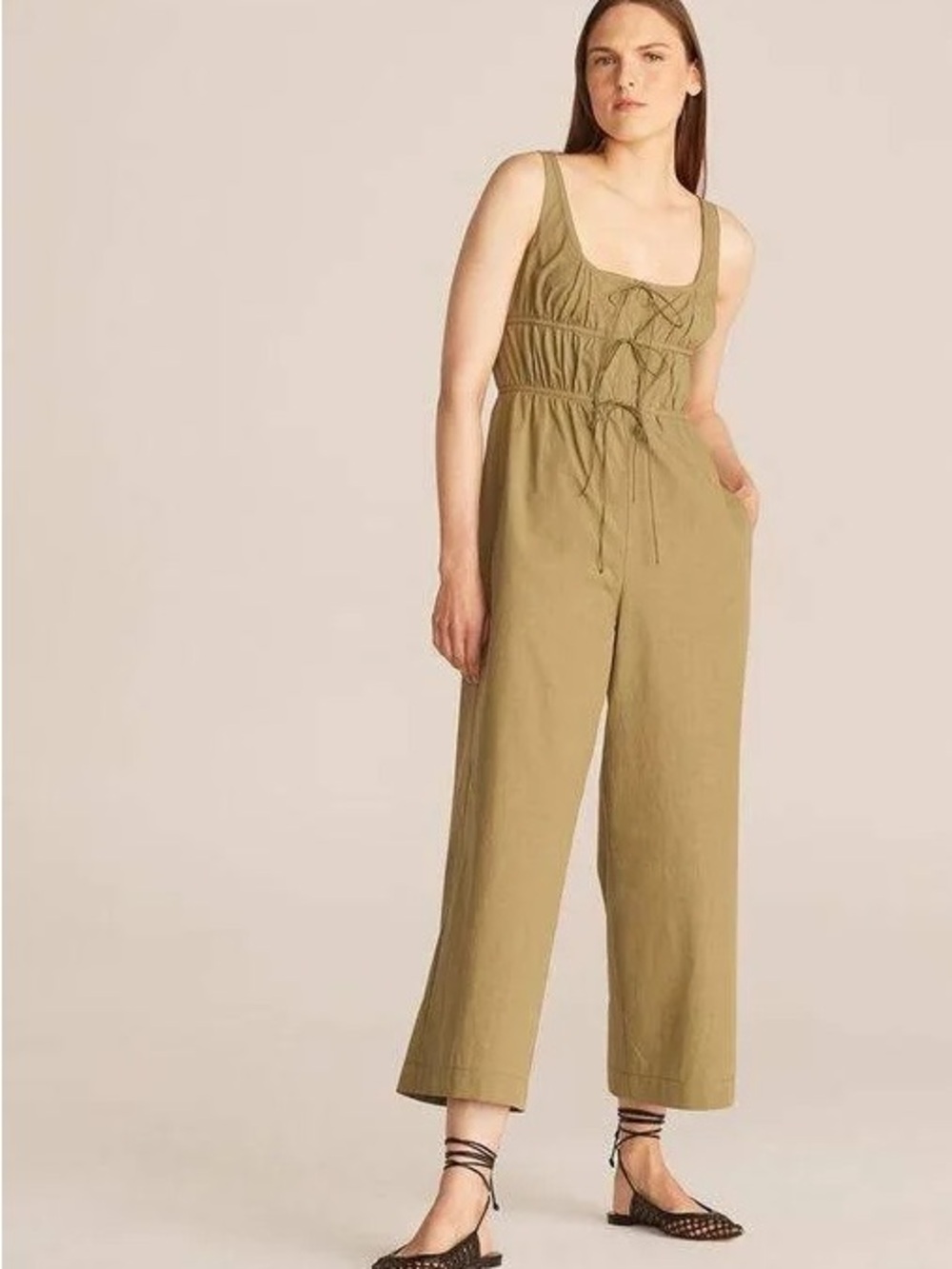 NWT Rebecca Taylor Poplin Romper